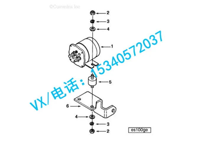 适用于康明斯4061255-20弹簧支架