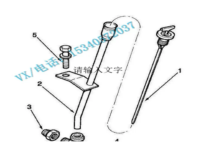 适用于康明斯船舶重工配件M11-330机油尺