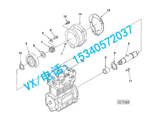 适用于康明斯发电机3069101-20辅助传动室垫片