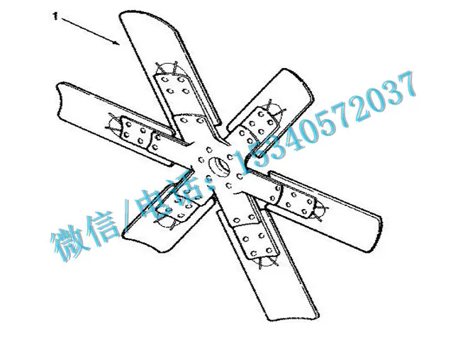 康明斯NT855发动机配件20961发动机风扇