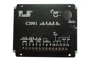 金宇波HATZ发电机电调孚创电调转速控制器C2001调速板控制器
