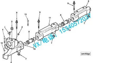 适用于来宾康明斯电力KTA19-C485淡水软管3349292原厂配件