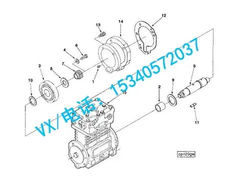 适用于康明斯发电机3069101-20辅助传动室垫片