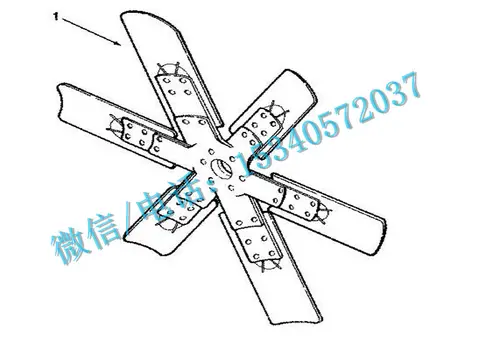 康明斯NT855发动机配件20961发动机风扇